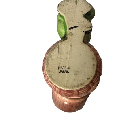 Vintage Dutch Boy Ceramic Planter Harvest Basket Japan - Picture 3 of 3